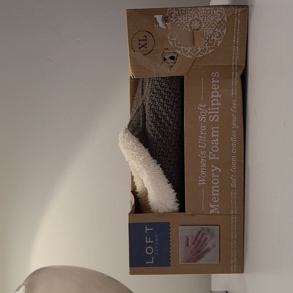 Loft Living Grey Slippers